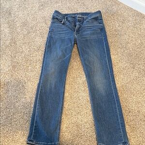 MOTHER the mid rise dazzler ankle size 26